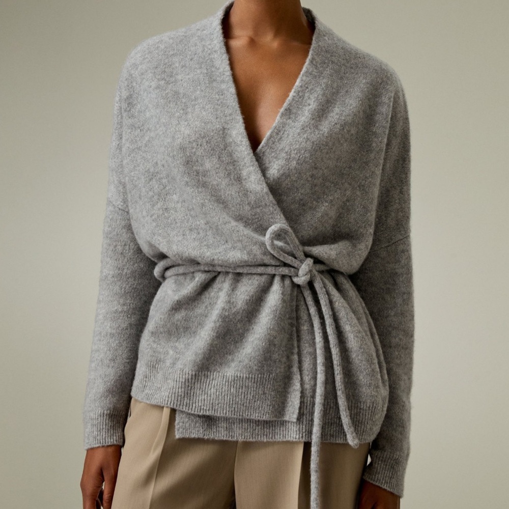 Lilysilk Lounge Wrap Cardigan size S